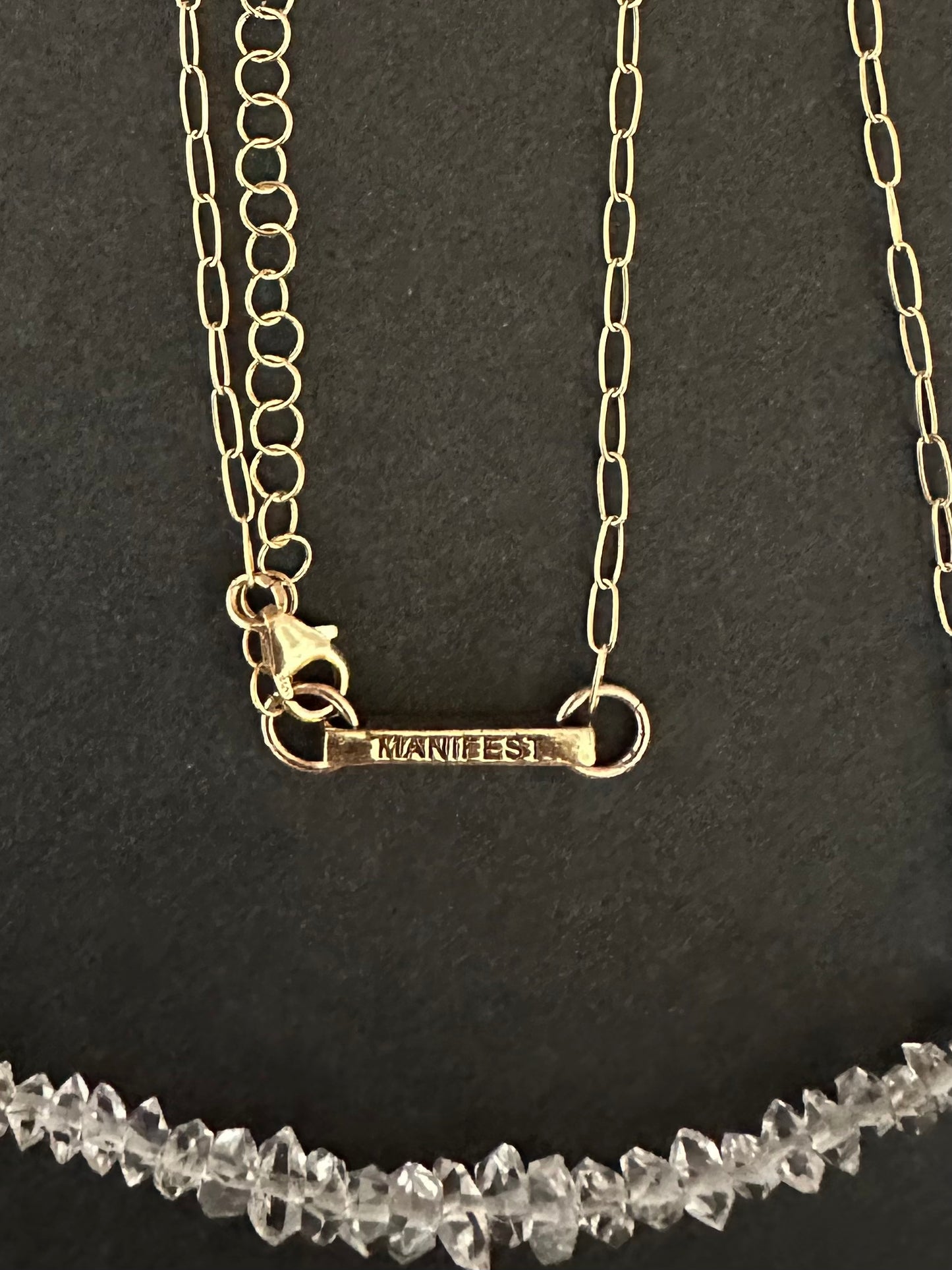 044. Goddess Herkimer Diamond Necklace