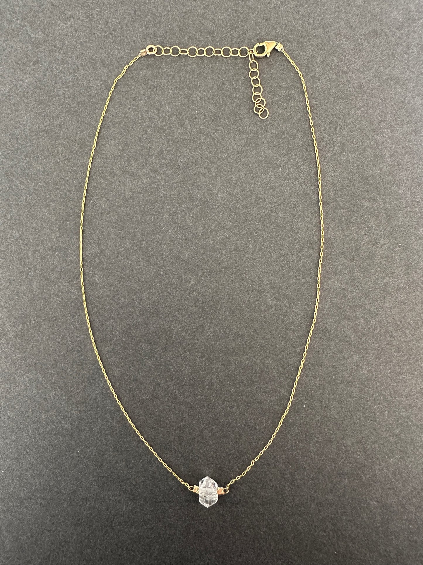 023.  “I AM” Herkimer Diamond Necklace