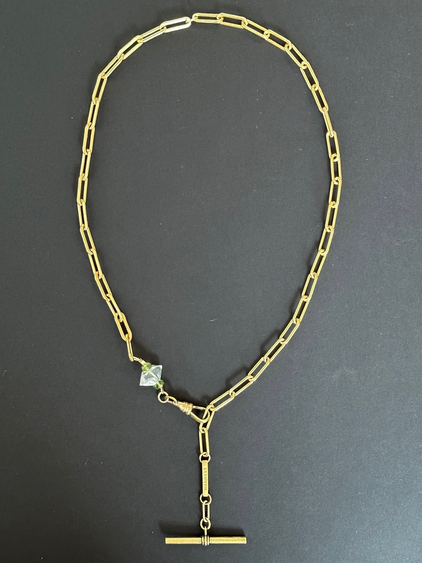 017. Drop Bar Pendant Necklace