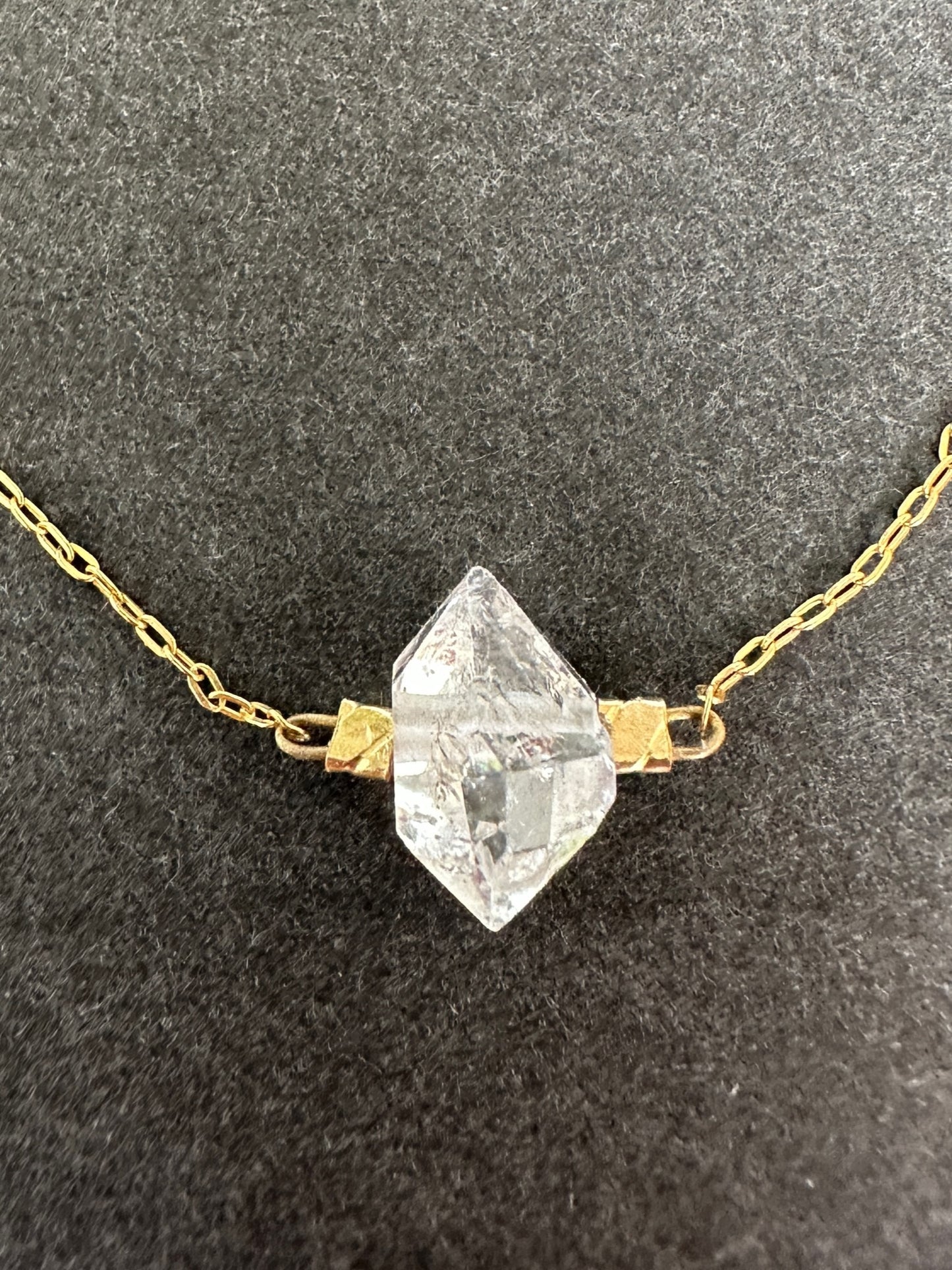 023. “I AM” Herkimer Diamond Necklace