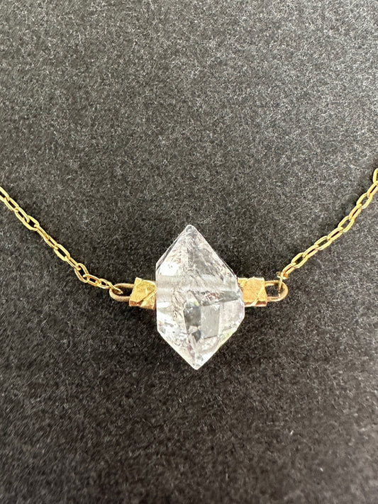 023.  “I AM” Herkimer Diamond Necklace