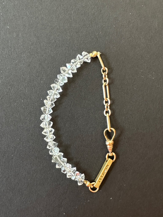 003. Perfect Herkimer Diamond Bracelet